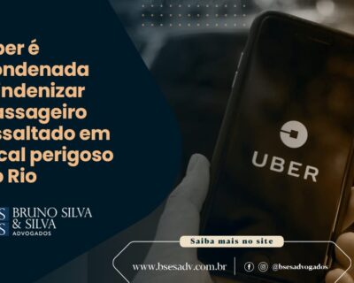 Uber é condenada a indenizar passageiro assaltado em local perigoso do Rio