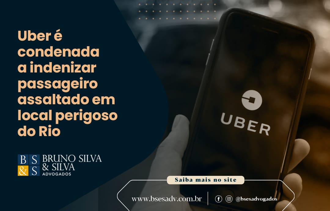 Uber é condenada a indenizar passageiro assaltado em local perigoso do Rio