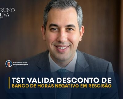 TST VALIDA DESCONTO DE BANCO DE HORAS NEGATIVO EM RESCISÃO